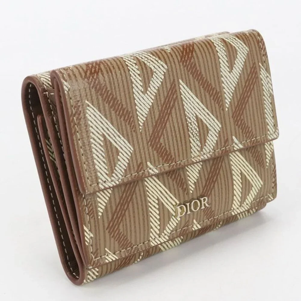 Dior CD Diamond Trifold Wallet